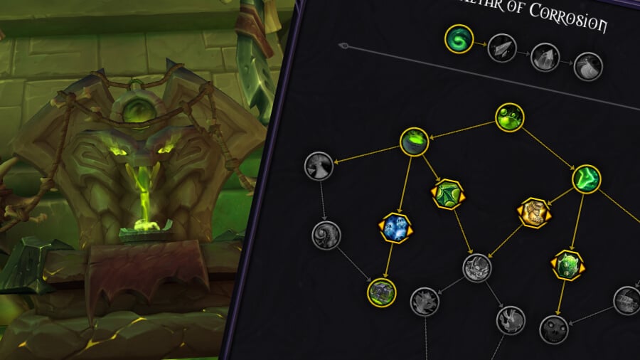 All Altar of Corrosion Talents in WoW Midnight